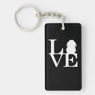 Porte-clefs Lop Rabbit Lover I Love Bunnies Graphisme