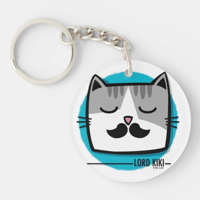Porte-clefs Lord Kiki le chat  (Devant)