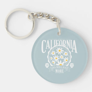 Porte-clefs Los Angeles California Floral Graphic