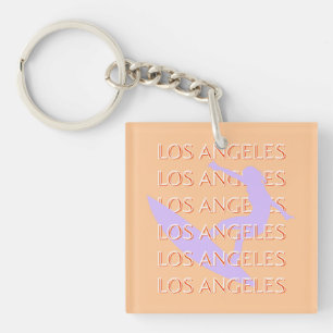 Porte-clefs Los Angeles Travel Art, Californie, Travel Art