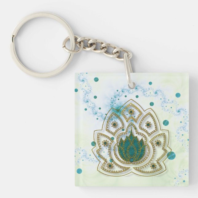Porte-clefs Lotus Rising (Devant)