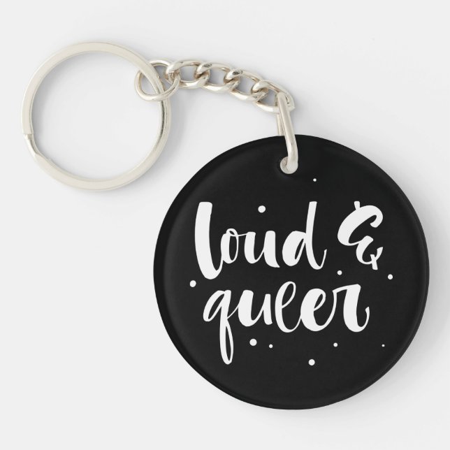 Porte-clefs Loud et Queer (Devant)