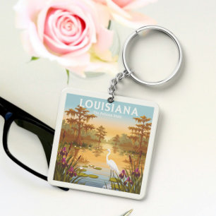 Porte-clefs Louisiane vintage