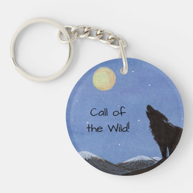 Porte-clefs Loup (Devant)