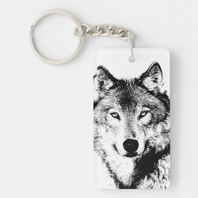 Porte-clefs Loup (Devant)