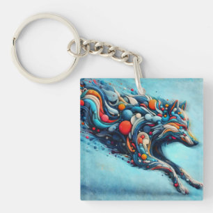 Porte-clefs Loup
