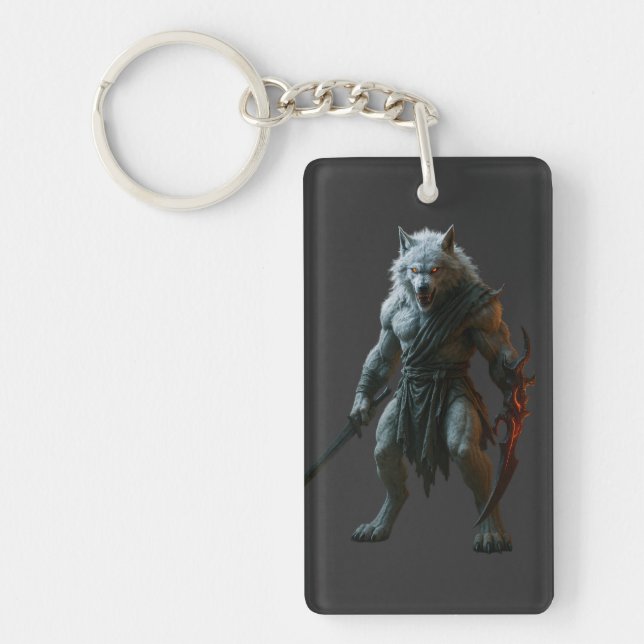 Porte-clefs Loup-garou arctique (Devant)