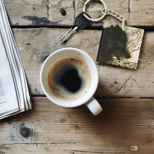 Porte-clefs Loup noir celtique