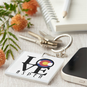 Porte-clefs LOVE Aspen Colorado