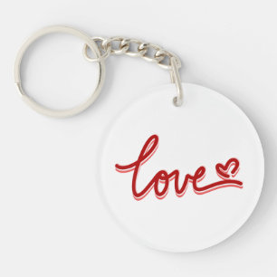 Porte-clefs Love Heart Saint-Valentin