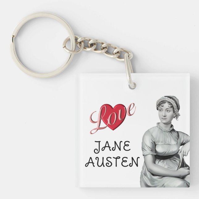 PORTE-CLEFS LOVE JANE AUSTEN (Devant)