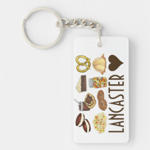 Porte-clefs Love Lancaster PA Pennsylvania Dutch Amish Foods