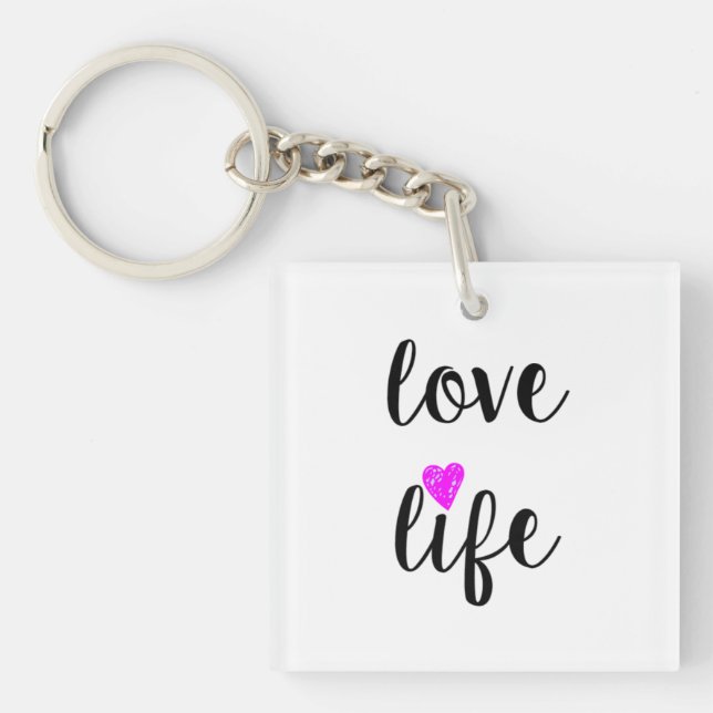 Porte-clefs Love Life Porte - clé (Devant)