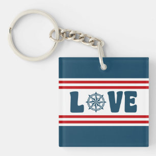 Porte-clefs Love nautique design