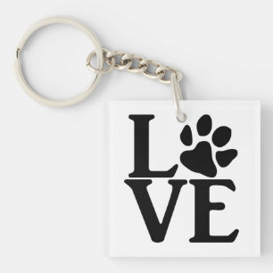 Porte-clefs Love Paw Classic