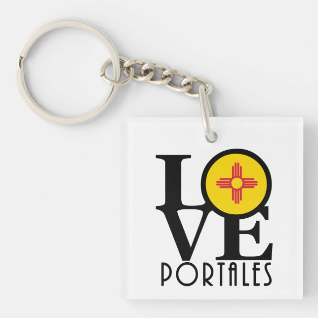 Porte-clefs LOVE Portales (Devant)