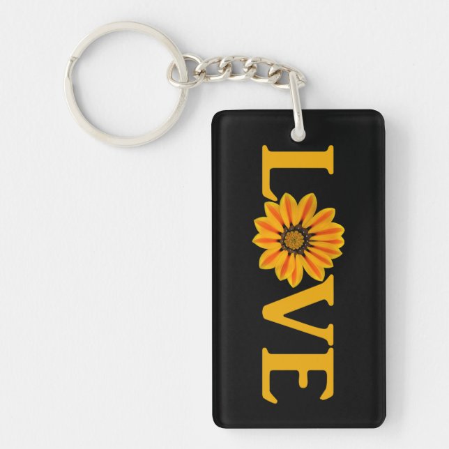 Porte-clefs Love Porte - clé Gazania (Devant)