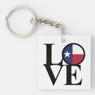 Porte-clefs LOVE Texas Lone Star Porte - clé Small