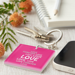 PORTE-CLEFS LOVE VALNTINE, CADEAU D'ANNIVERSAIRE, FEMME KEYC