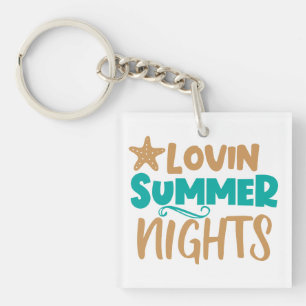 Porte-clefs Lovin Summer Nights : Embrasser Soirées Chaudes Ma