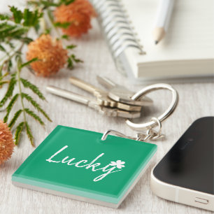 Porte-clefs Lucky Jour de la Saint Patrick Shamrock irlandais