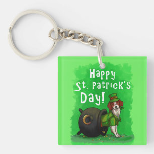 Porte-clefs Lucky St. Patrick's Day Dog