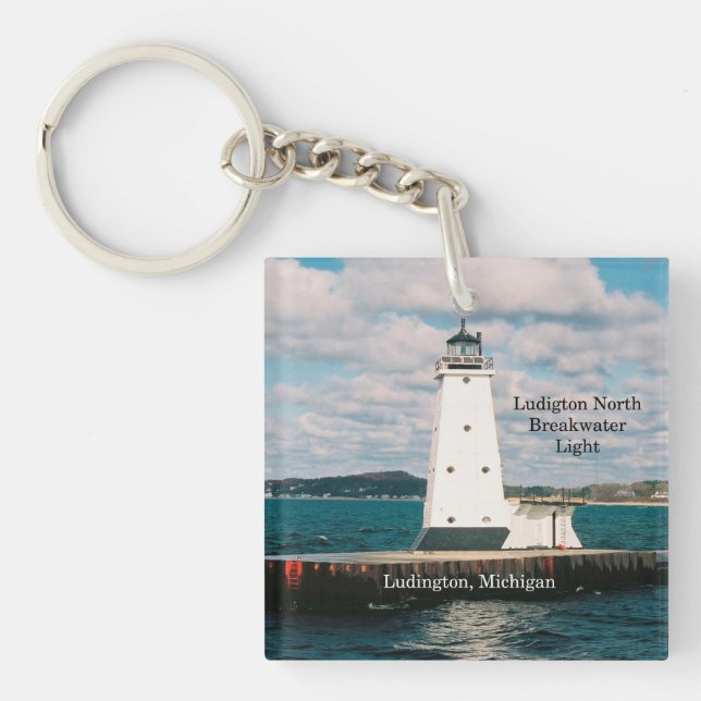 Porte-clefs Ludington North Breakwater Light porte - clés (Devant)