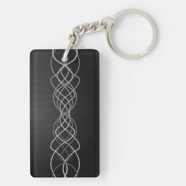 Porte-clefs Lumières argentées (Dos)