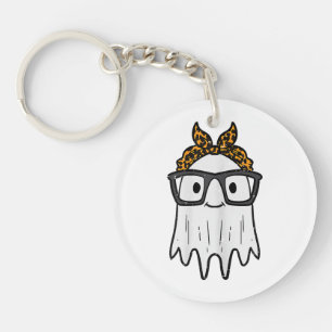 Porte-clefs Lunettes de fantôme d'Halloween mignonnes