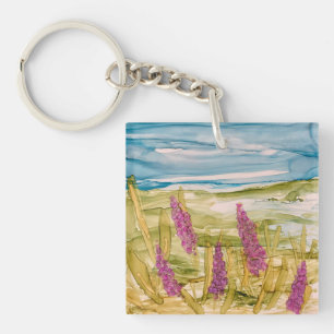 Porte-clefs Lupins dans la nature 
