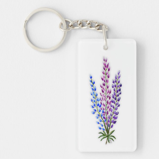 Porte-clefs Lupins de Nouvelle-Écosse (Devant)