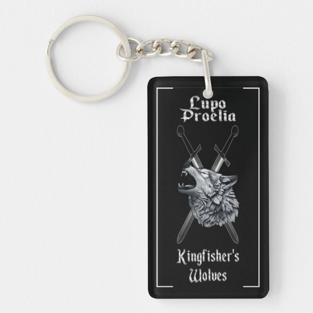 Porte-clefs Lupo Proelia Kingfisher's Wolves  (Devant)