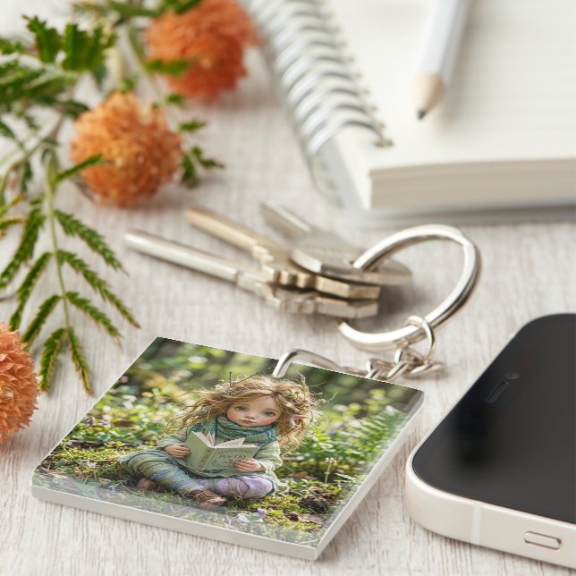 Porte-clefs Lutine de printemps (Devant Droit)
