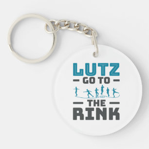 Porte-clefs Lutz Aller à la patinoire Figure Skating Men