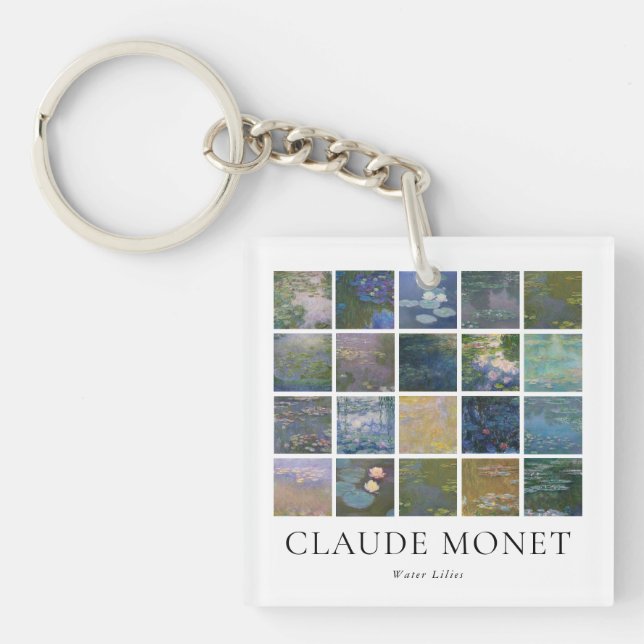 Porte-clefs Lys d'eau Claude Monet (Devant)