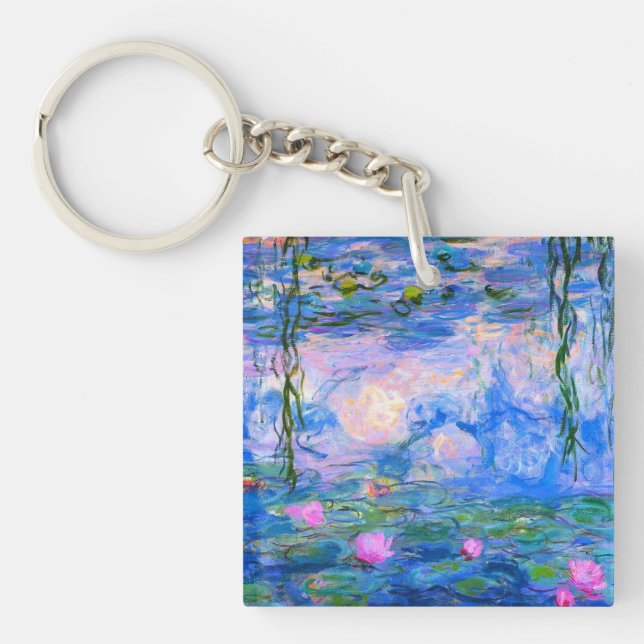 Porte-clefs Lys d'eau Claude Monet restaurés (Devant)
