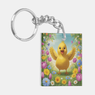 Porte-clefs M. Chicken Acrylique