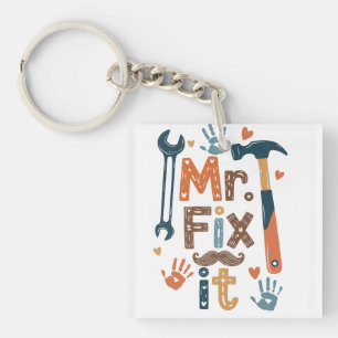 Porte-clefs M. Fix It Fête des pères Card