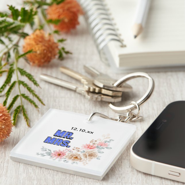 Porte-clefs M. & Mme (Devant Droit)