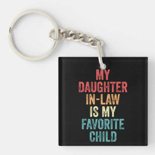 Porte-clefs Ma belle-fille est mon enfant préféré