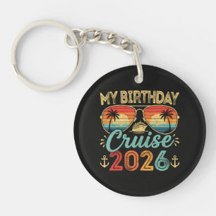 Porte-clefs Ma croisière 2026 Croisière de fête Vacances en cr