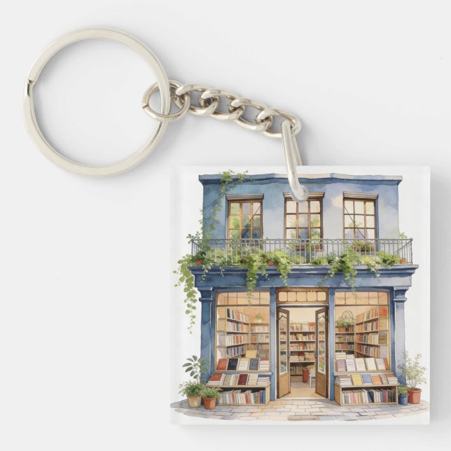 Porte-clefs Ma librairie  (Devant)