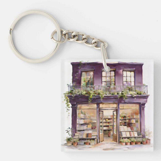 Porte-clefs Ma Librairie (Devant)