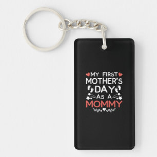 Porte-clefs Ma première fête des mères en tant que maman