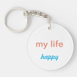 Porte-clefs ma vie heureuse