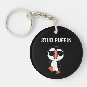 Porte-clefs Macareux Stud Puffin Oiseau Drôle