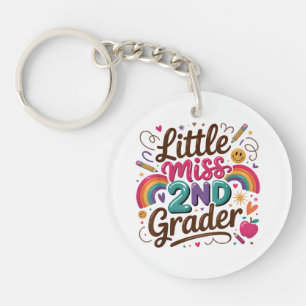 Porte-clefs Mademoiselle CE1 Premier Jour de Cours Élémentaire