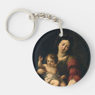 Porte-clefs Madonna et enfant
