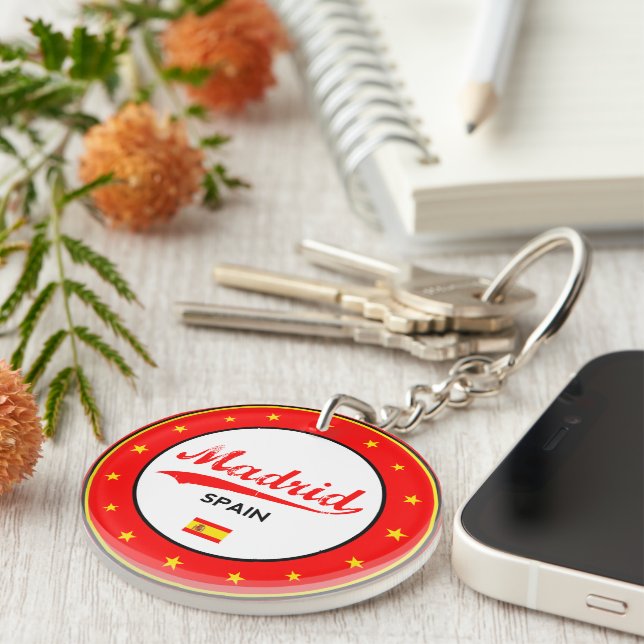 Porte-clefs Madrid (Devant Droit)