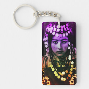 Porte-clefs Maghreb coloré Ouled Naïl Berber Girl Femme